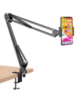 اشتري TYCOM  Phone Mount Tablet Holder 360 Adjustable Lazy Tablet Holder for iPhone 12 mini/12/12 Pro/12 Pro Max 11/11 Pro/11 Pro Max, iPhone X 8plus, iPad Air Pro Mini, all 4"-12.9" Phones and Tablets في الامارات