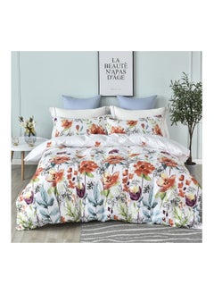 Buy 4-Single Size Duvet Cover Set Microfibre Multi-coloured Duvet Cover in Saudi Arabia