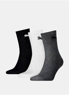 Buy Pack of 3 - Logo Detail Crew Socks in Saudi Arabia