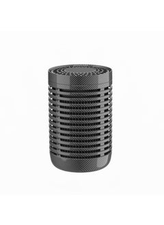 اشتري New Mini Car Air Purifier Portable Ionizer Carbon fiber color في الامارات