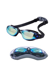 Buy Leak-proof, Waterproof, Anti-fog, Anti-ultraviolet Swimming, Crystal Transparent Swimming Goggles, Mirrored Soft Silicone Nose, Suitable for Adult Men and Women in Saudi Arabia
