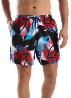 Buy Colorful Polyester Swim Short - Multicolour in Egypt