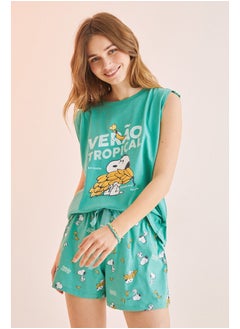 Buy Short pajamas with straps Snoopy watermelons in Egypt