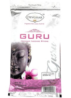 Buy GURU Perfumed Incense Sticks in Zipper Fresh Pack (150 grams - 108 Sticks) in UAE