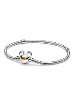 اشتري Disney's 100-year legendary series Pandora Moments snake bone chain bracelet في الامارات