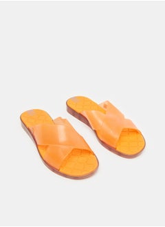 Buy FEM-ZAXY  EVERY   DAY  SLIDE  SLIPPER-ORANGE in Egypt