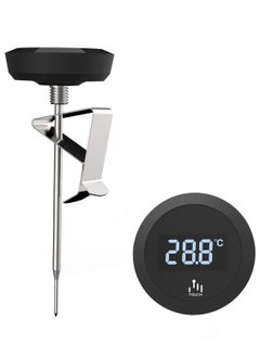 Buy V60 Professional LED Digital Waterproof Coffee Thermometer for Milk/Coffee/Tea/BBQ Black 115MM in Saudi Arabia