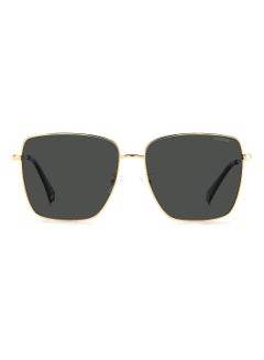 Buy Square  Sunglasses PLD 6164/G/S  GOLD BLCK 59 in Saudi Arabia