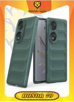 Buy GOLDEN MASK Compatible With Honor 70 Magic Case ShockProof (Green) in Egypt