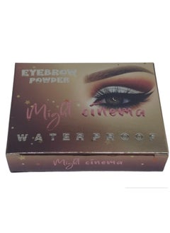 Buy Might Cinema eyebrow corrector, 4 colors + fixative + brush in Egypt