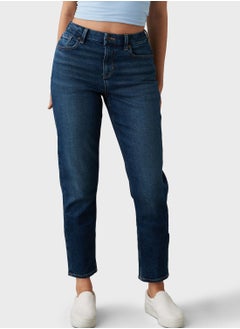 Buy High Waist Mom Jeans in Saudi Arabia