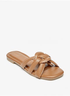 اشتري Open Toe Slip-On Sandals في الامارات