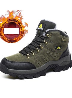 Buy Winter High-top Outdoor Hiking Cloud Shoes Plush in UAE