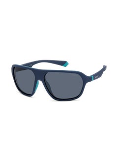 Buy Unisex Polarized Rectangular Sunglasses - Pld 2152/S Blue Millimeter - Lens Size: 59 Mm in UAE