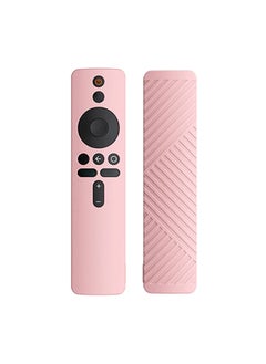 اشتري Silicone Remote Control Protective Cover for Xiaomi Mi Box S/4X Mi TV Stick Smart Tv Box Controller Remote Skin Sleeve Shockproof Protector- Pink في الامارات