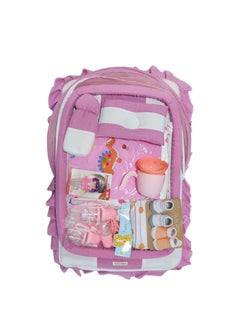 Buy AURA KIDS 13 Pieces Baby Gift Set Pink in UAE