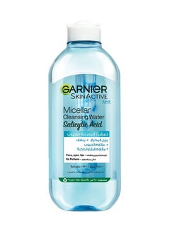 اشتري Skinactive Micellar Cleansing Water For Acne Prone Skin With Salicylic Acid, 400ml في السعودية