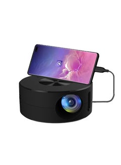Buy Mini Projector Home Theater Media Player LED Mobile Video Cinema Wired Same Screen Projector For Iphone Android in UAE