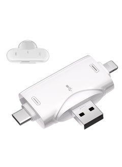 Buy High,Speed 3,in,1 SD Card Reader for iPhone iPad Android USB,C Mac PC, Portable Micro SD Adapter Compatible with TF and SD Cards in Saudi Arabia