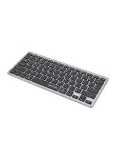 اشتري Manhattan Ultra Slim Dual-Mode Wireless Keyboard - 180559 - Dark Gray / Black في مصر