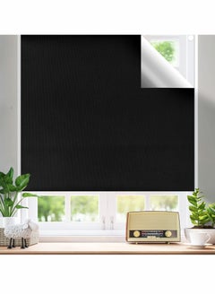 Buy Blackout Blind, Portable Blinds Stick On Window No Drill, Material Curtains for Bedroom Nursery Loft Travel RV Car（ 300x145cm ） in UAE