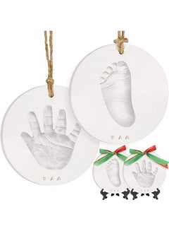اشتري Baby Hand And Footprint Kit Personalized Baby Foot Printing Kit For Newborn Baby Footprint Kit For Toddlers Baby Keepsake Handprint Kit Baby Handprint Ornament Maker (Multi Colored Paint) في السعودية