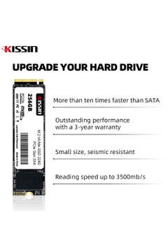 Buy M.2 PCIe 2280 NVMe SSD 256GB with Installation Kit in Saudi Arabia