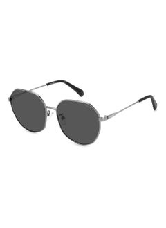 Buy Women's UV Protection Octagonal Sunglasses - Pld 4140/G/S/X Grey 59 - Lens Size: 59 Mm in Saudi Arabia