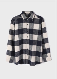 اشتري Regular Fit Long Sleeve Plaid Men's Lumberjack Shirt في مصر