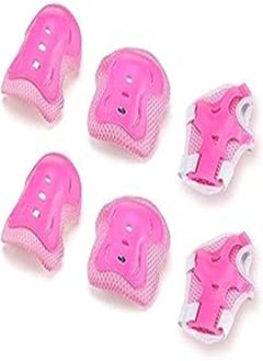 اشتري Generic G-85 Skating Protective Gear Set Of 6 - Pink White في مصر