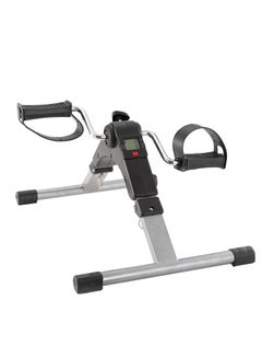 اشتري Folding Pedal Exerciser Cycle, Mini Exercise Bike with LCD Display, Leg Arm Trainer Bike Under Desk for Gym, Home, Office في السعودية