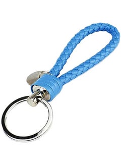 Buy Handwoven PU Leather Keychain Car Key Chain in UAE