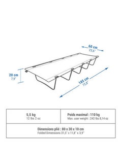 Buy Camping Bed Basic Camp Bed 1 Person in Egypt