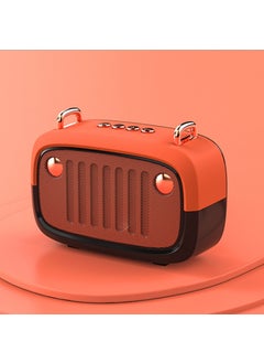 اشتري 2020 new private model BS32D wireless Bluetooth speaker small stereo creative radio portable small speaker Orange في الامارات