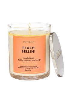 Buy Peach Bellini Signature Single Wick Candle in Saudi Arabia
