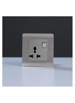 Buy Danube Home - Milano 16A Universal Switched Socket Gd in UAE