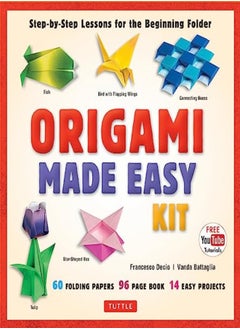 اشتري Origami Made Easy Kit Stepbystep Lessons For The Beginning Folder Kit With Origami Book 14 Proj by Battaglia, Vanda Paperback في الامارات