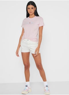 Buy Raw Hem Denim Shorts in UAE