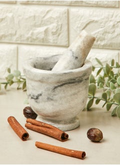 Buy Whtie Marble Mortar And Pestle in UAE