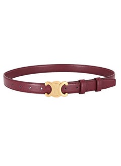 Buy Double C Arc de Triomphe Belt Women's Leather-90/95/100/105/110cm in Saudi Arabia