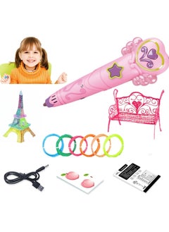 Buy Children's 3d Printing Pen Low Temperature Three-dimensional Doodle Pen Girl Student Magic Pen Ma Liang Magic Drawing Pen in Saudi Arabia