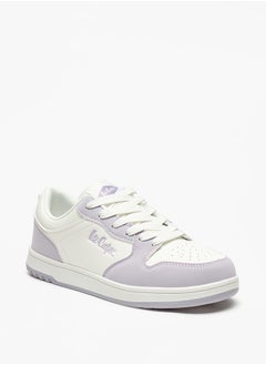 اشتري Women's Colourblock Low Ankle Sneakers with Lace-Up Closure في الامارات