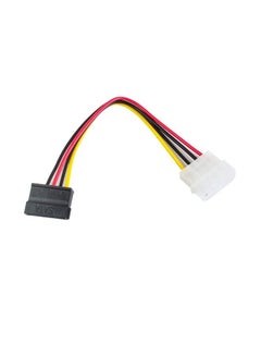 Buy 4 Pin Male IDE Molex to 15 Pin Female Dual SATA Power Splitter Adapter Cable used for Powering SATA Hard Disk Drives including Solid State Drives in Saudi Arabia