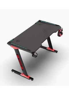 اشتري Engineered Wood Modern Racing Style Gaming Table with Gear Hook, Cup and Controller Holders في الامارات