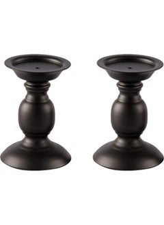 Buy 2-Piece Iron Pillar Candle Holders in Saudi Arabia