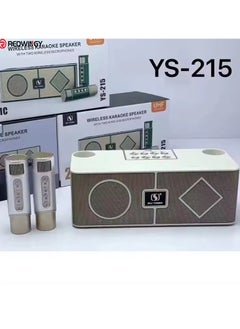 Buy Karaoke Sound System Portable Karaoke Outdoor Rock Speakers Ys-215 White in UAE