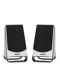 Buy 2.0 Computer Speaker |Saturated clear sound |Portable Design & Volume Controls | Clear & Powerful Sound Quality | USB DC 5V | Ideal for Pc, Laptop, Mobile & More in UAE