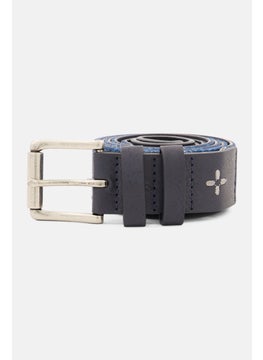 اشتري Men Paisley Belt, Blue Combo في السعودية