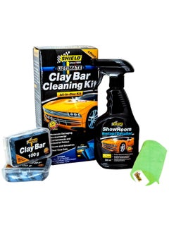 Buy Ultimate Clay Bar Car Vehicle Cleaning Kit – All-in-One Car Detailing Kit with Instant Detailer Spray, Clay Bars, and Microfiber Towel for Smooth, Clean, and Shiny Car Surfaces in Saudi Arabia