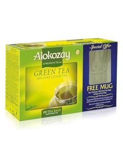 Buy Green Tea Bags with Free Mug (Special Offer) in UAE